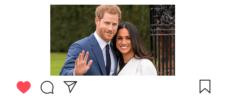 Princ Harry a Meghan Markle Instagram
