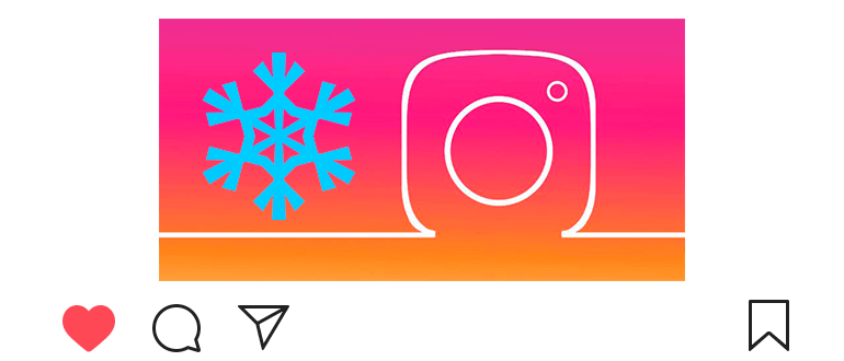 Ako si urobiť sneh na Instagrame